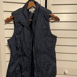 Old Navy Women's Dark Navy Quilted Puffer Vest